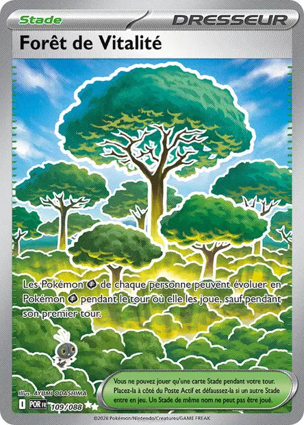 Forêt de Vitalité - POR - 109/088 - Illustration Rare - Équilibre Parfait - NM - FR