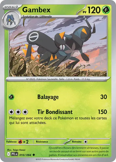 Gambex - PFL - 010/094 - Non Reverse - Flammes Fantasmagoriques - NM - FR