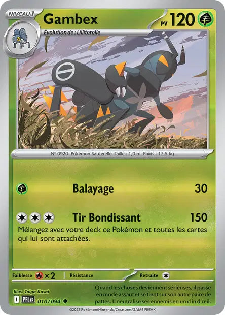 Gambex - PFL - 010/094 - Reverse - Flammes Fantasmagoriques - NM - FR