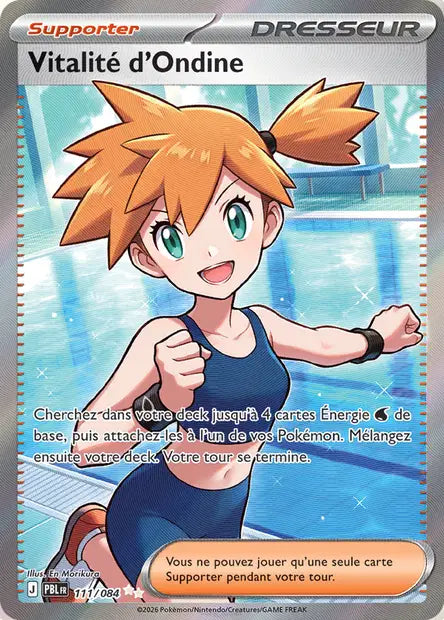 Vitalité d'Ondine - PBL - 111/084 - Illustration Rare - Nuit Noire - NM - FR