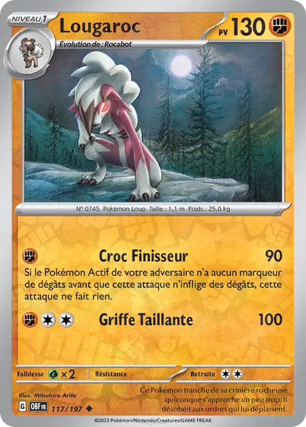 Lougaroc - OBF - 117/197 - Reverse - Flammes Obsidiennes - NM - FR
