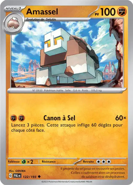 Amassel - PAL - 122/193 - Non Reverse - Évolutions à Paldea - NM - FR