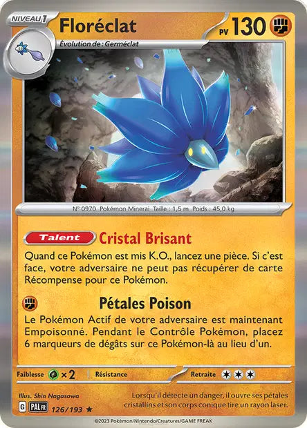 Floréclat - PAL - 126/193 - Holo - Évolutions à Paldea - NM - FR