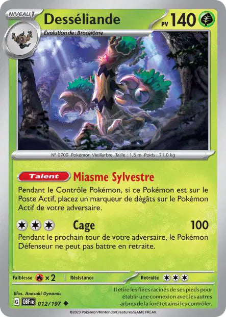 Desséliande - OBF - 012/197 - Non Reverse - Flammes Obsidiennes - NM - FR