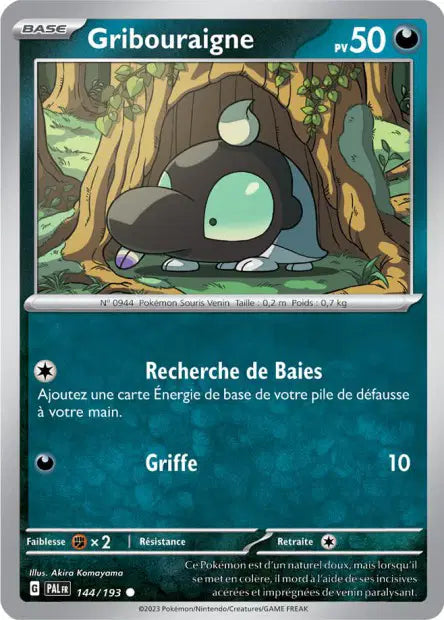Gribouraigne - PAL - 144/193 - Non Reverse - Évolutions à Paldea - NM - FR