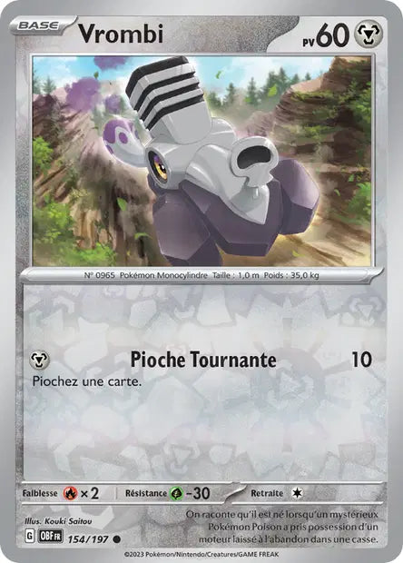 Vrombi - OBF - 154/197 - Reverse - Flammes Obsidiennes - NM - FR