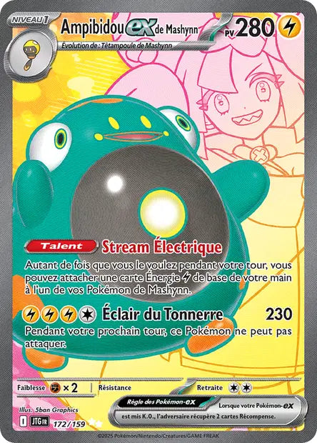 Ampibidou ex de Mashynn - JTG - 172/159 - Illustration Rare - Aventures Ensemble - NM - FR