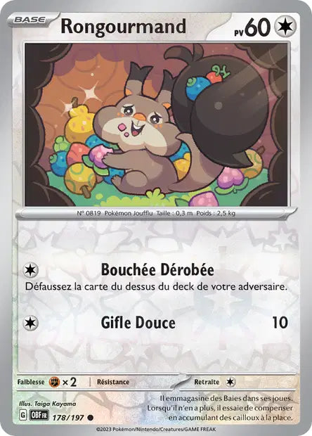 Rongourmand - OBF - 178/197 - Reverse - Flammes Obsidiennes - NM - FR