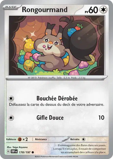 Rongourmand - OBF - 178/197 - Non Reverse - Flammes Obsidiennes - NM - FR