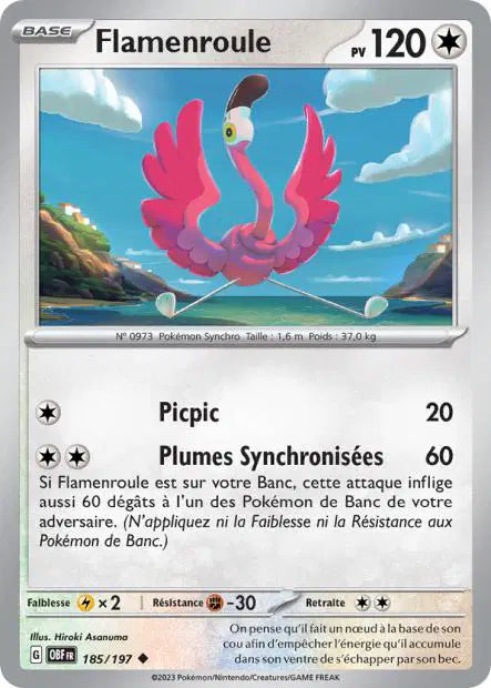 Flamenroule - OBF - 185/197 - Non Reverse - Flammes Obsidiennes - NM - FR