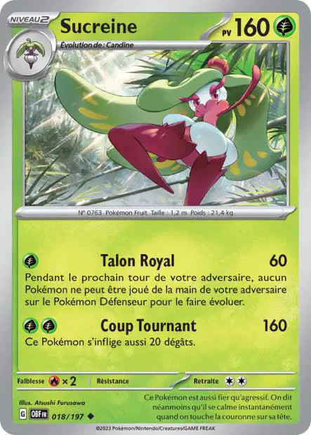 Sucreine - OBF - 018/197 - Non Reverse - Flammes Obsidiennes - NM - FR