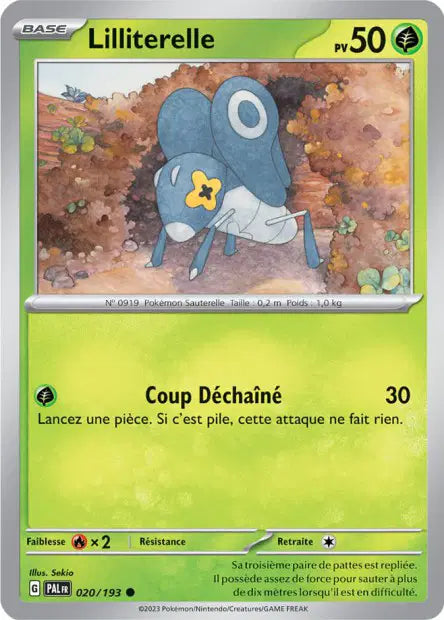 Lilliterelle - PAL - 020/193 - Non Reverse - Évolutions à Paldea - NM - FR