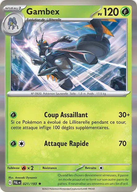 Gambex - PAL - 021/193 - Holo - Évolutions à Paldea - NM - FR