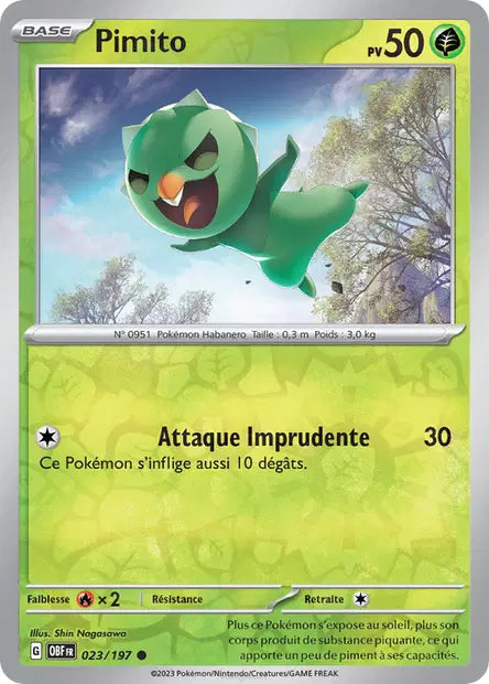 Pimito - OBF - 023/197 - Reverse - Flammes Obsidiennes - NM - FR