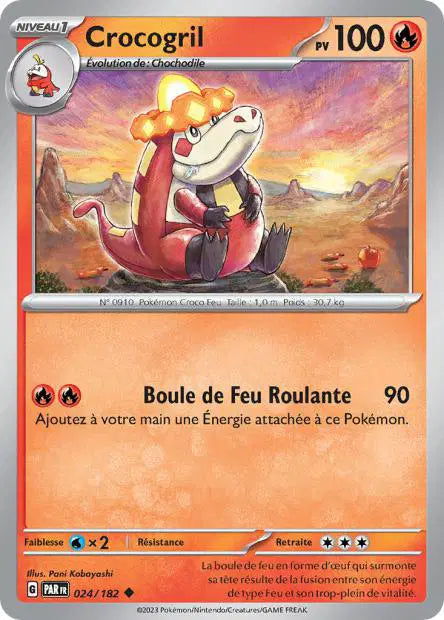Crocogril - PAR - 024/182 - Non Reverse - Faille Paradoxe - NM - FR