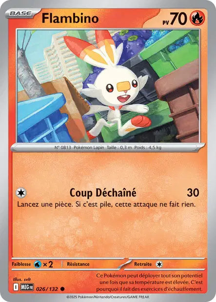 Flambino - MEG - 026/132 - Non Reverse - Mega Evolution - NM - FR