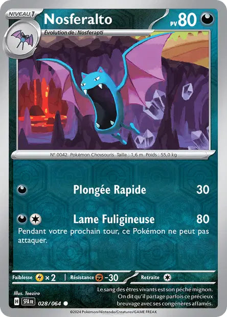 Nosferalto - SFA - 028/064 - Reverse - Fable Nébuleuse - NM - FR