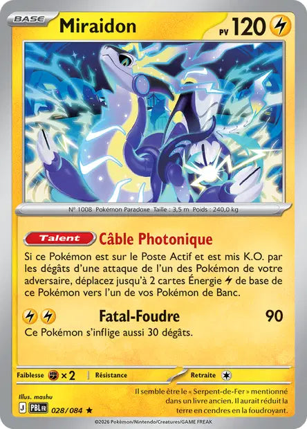 Miraidon - PBL - 028/084 - Holo - Nuit Noire - NM - FR