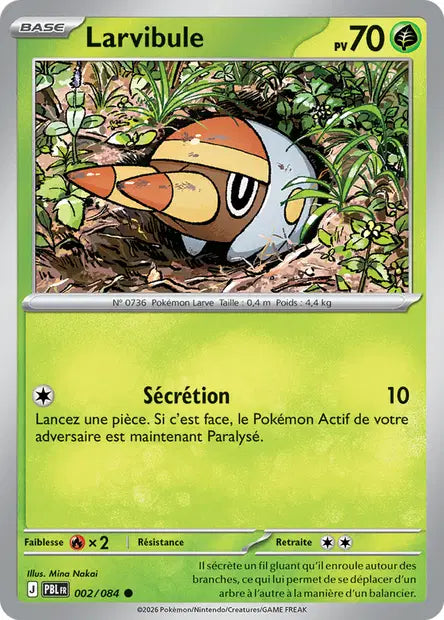 Larvibule - PBL - 002/084 - Non Reverse - Nuit Noire - NM - FR