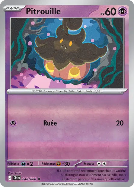 Pitrouille - CRI - 040/086 - Reverse - Chaos Ascendant - NM - FR