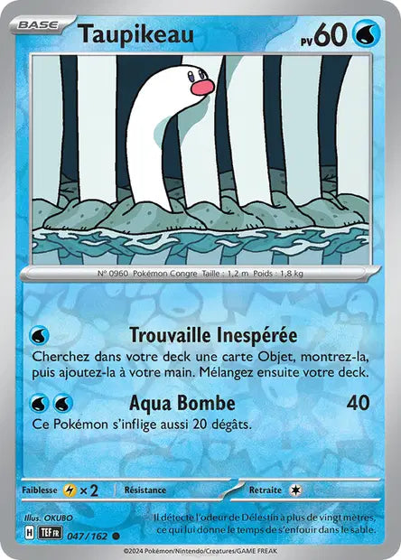 Taupikeau - TEF - 047/162 - Reverse - Forces Temporelles - NM - FR