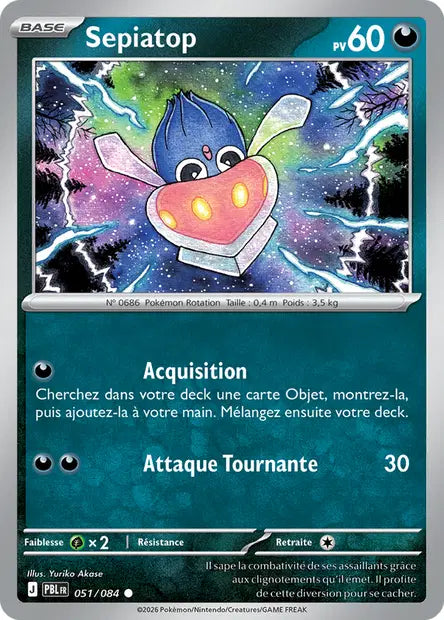 Sepiatop - PBL - 051/084 - Non Reverse - Nuit Noire - NM - FR