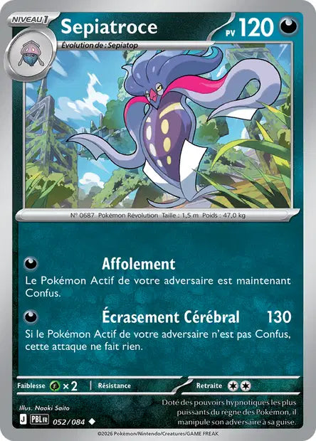 Sépiatroce - PBL - 052/084 - Non Reverse - Nuit Noire - NM - FR