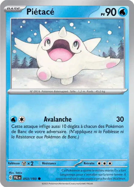 Piétacé - PAL - 053/193 - Non Reverse - Évolutions à Paldea - NM - FR