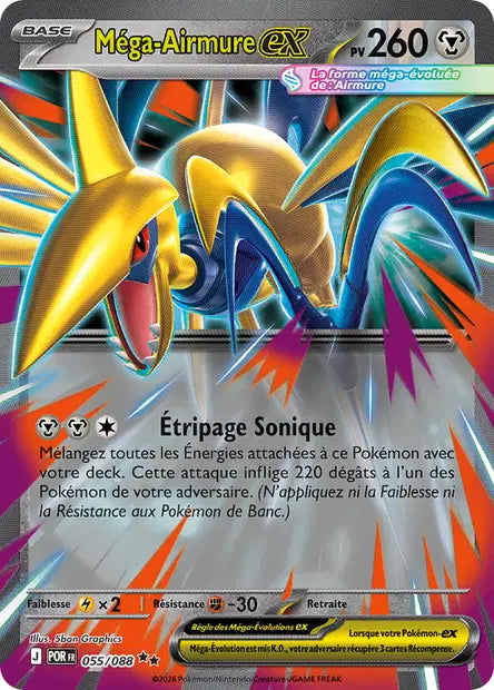 Méga-Airmure ex - POR - 055/088 - Équilibre Parfait - NM - FR