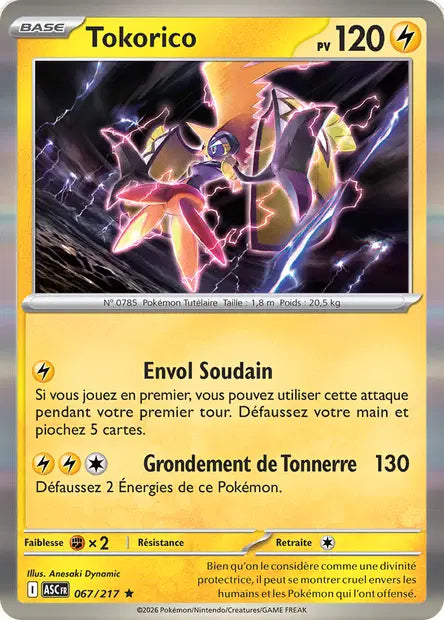 Tokorico - ASC - 067/217 - Holo - Héros Transcendants - NM - FR