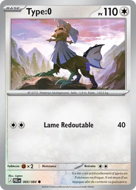 Type:0 - PBL - 069/084 - Non Reverse - Nuit Noire - NM - FR