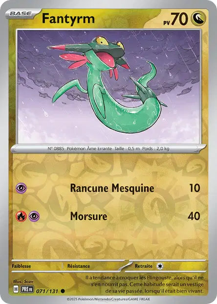 Fantyrm - PRE - 071/131 - Reverse - Évolutions Prismatiques - NM - FR