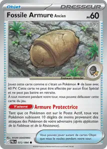 Fossile Armure Ancien - PBL - 072/084 - Non Reverse - Nuit Noire - NM - FR