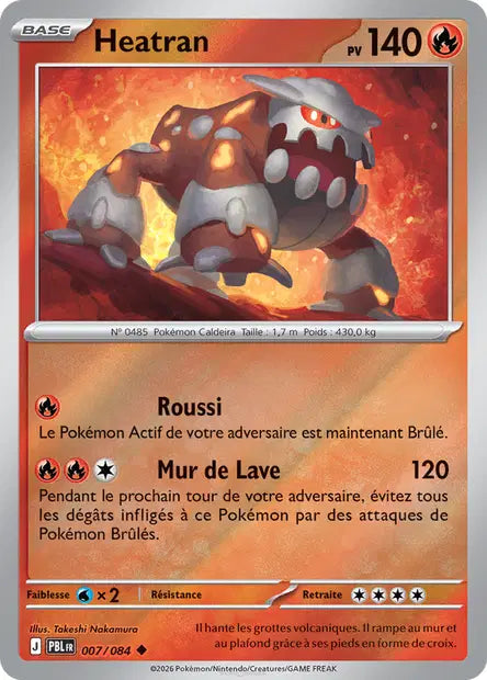 Heatran - PBL - 007/084 - Reverse - Nuit Noire - NM - FR