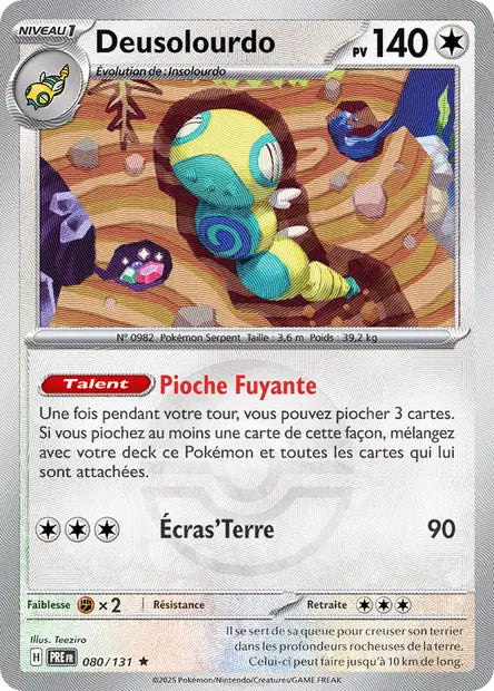 Deusolourdo - PRE - 080/131 - Reverse Poké Ball - Évolutions Prismatiques - NM - FR