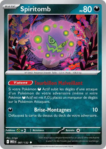 Spiritomb - MEG - 087/132 - Non Reverse - Méga-Évolution - NM - FR