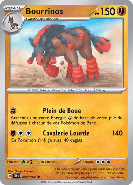 Bourrinos - TEF - 092/162 - Non Reverse - Forces Temporelles - NM - FR