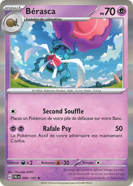 Bérasca - PAL - 099/193 - Holo - Évolutions à Paldea - NM - FR