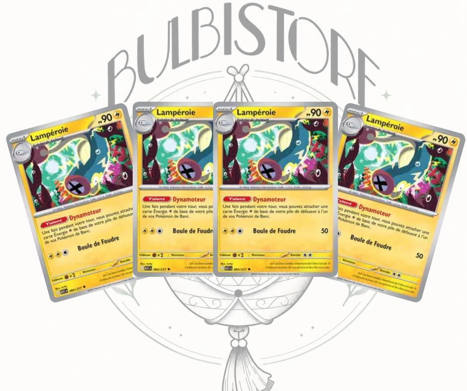 Playset x4 Lampéroie - ASC - Non Reverse - Héros Transcendants - NM - FR