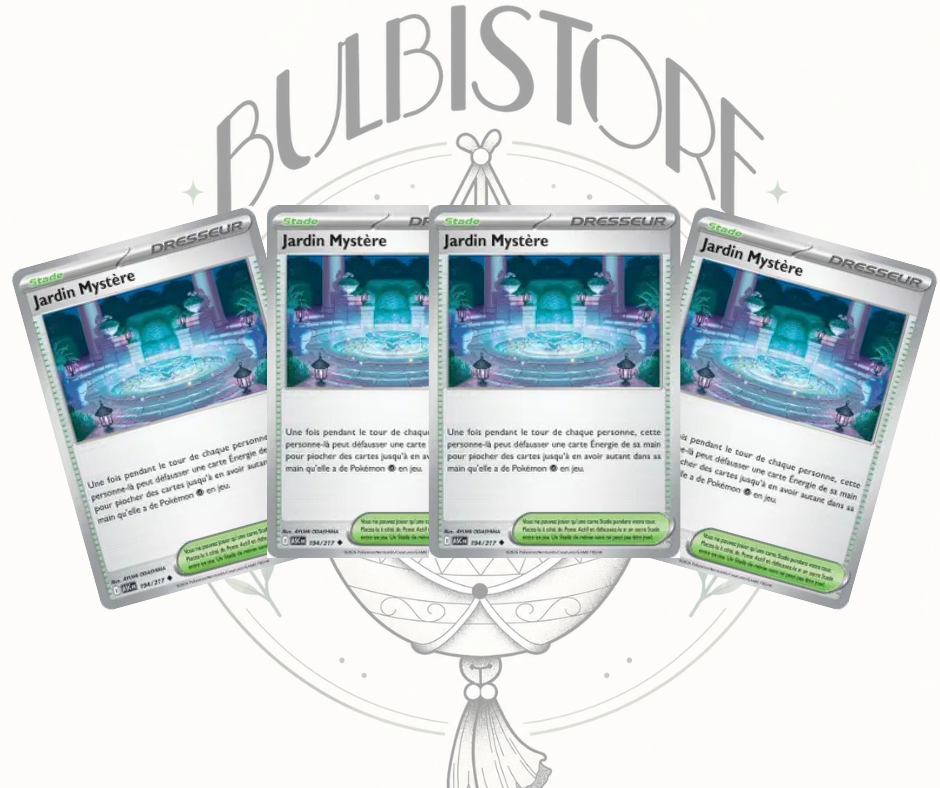 Playset x4 Jardin Mystère - ASC - Non Reverse - Héros Transcendants - NM - FR