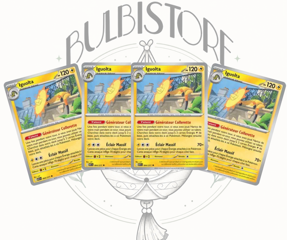 Playset x4 Iguolta - ASC - Non Reverse - Héros Transcendants - NM - FR