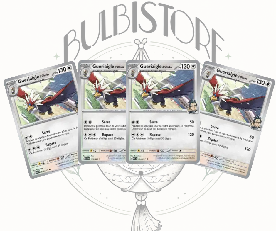 Playset x4 Gueriaigle d’Okuba - ASC - Non Reverse - Héros Transcendants - NM - FR