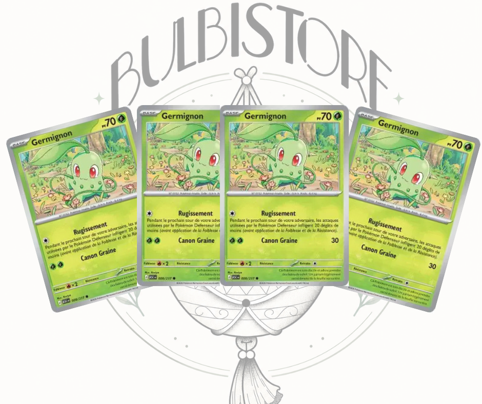 Playset x4 Germignon - ASC - Non Reverse - Héros Transcendants - NM - FR