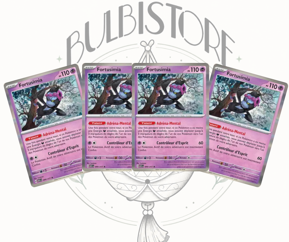 Playset x4 Fortusimia - ASC - Holo - Héros Transcendants - NM - FR