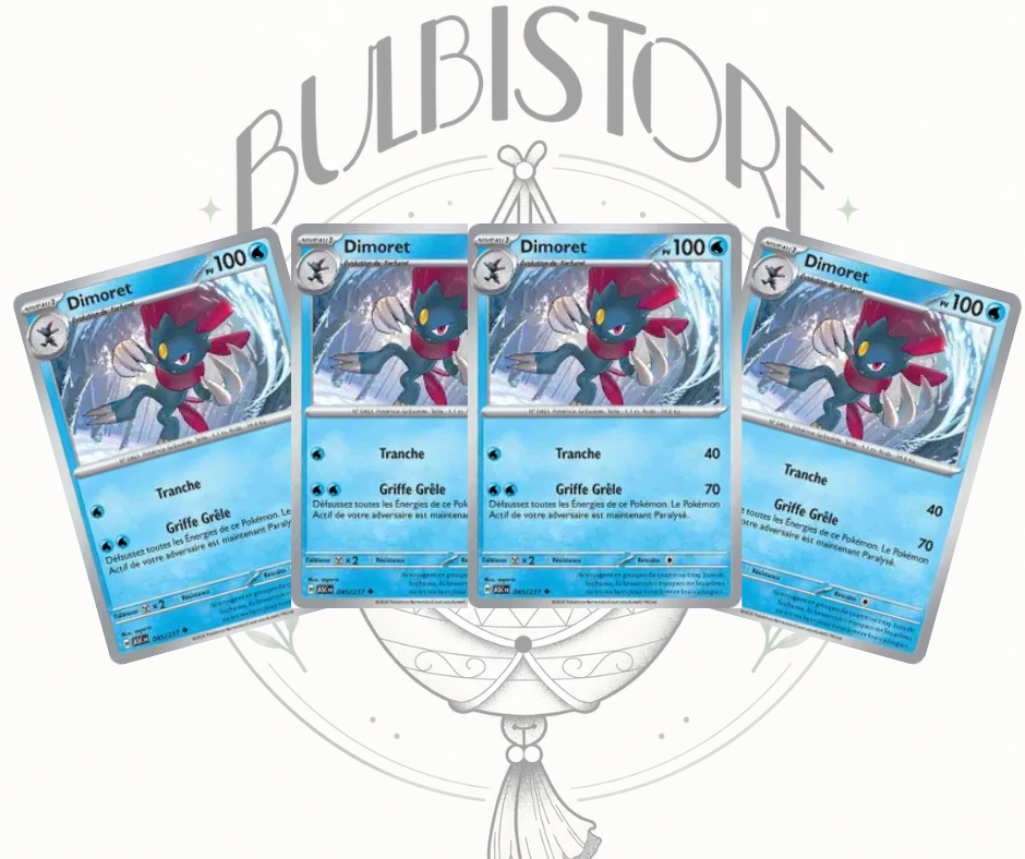Playset x4 Dimoret - ASC - Non Reverse - Héros Transcendants - NM - FR