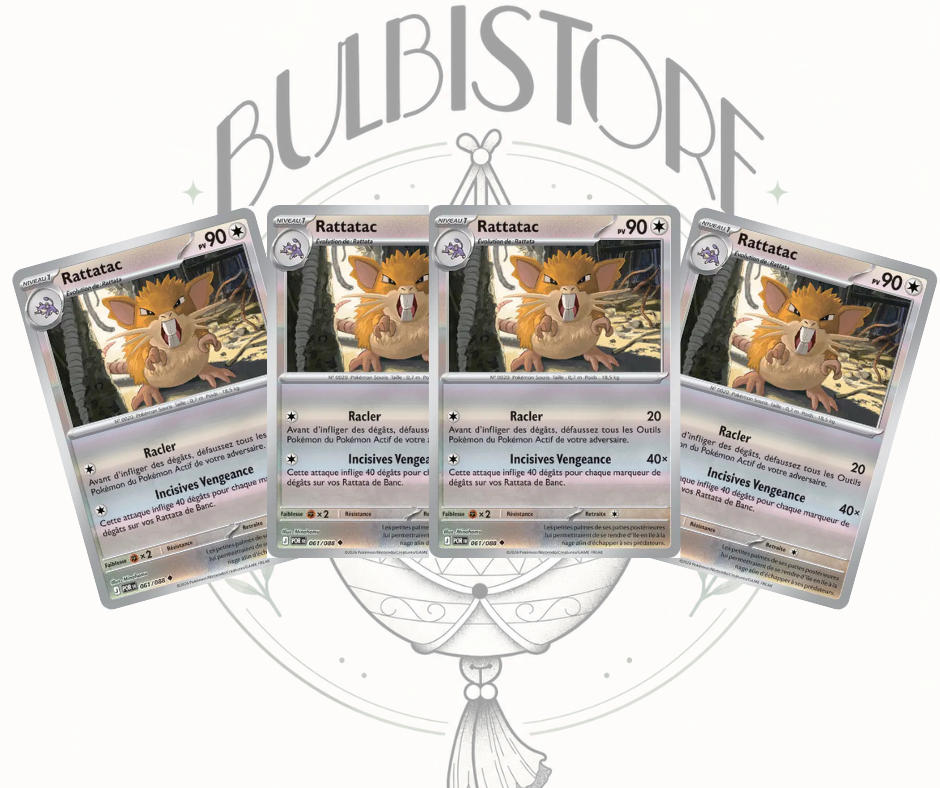 Playset x4 Rattatac - POR - Reverse - Équilibre Parfait - NM - FR