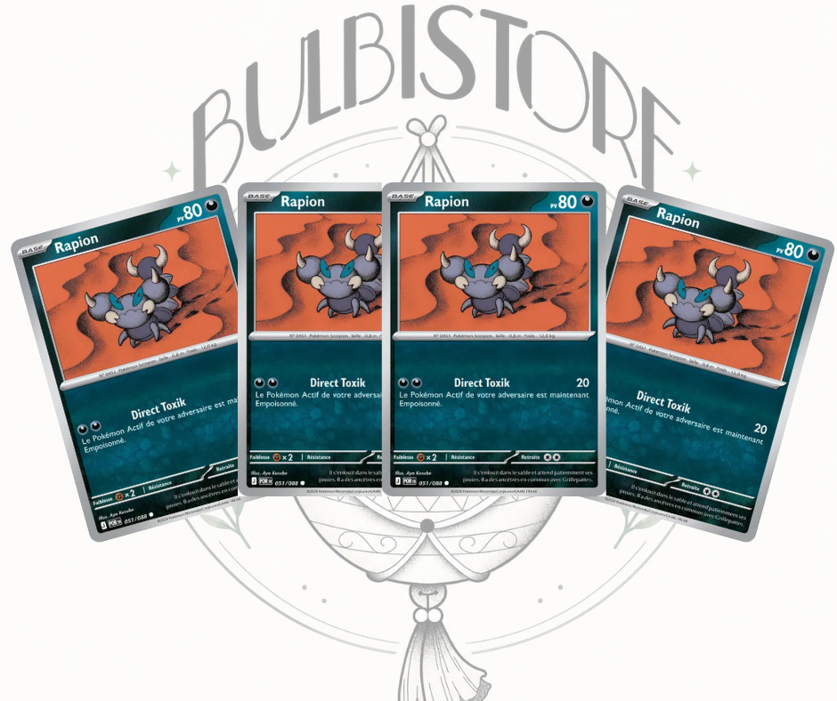 Playset x4 Rapion - POR - Reverse - Équilibre Parfait - NM - FR