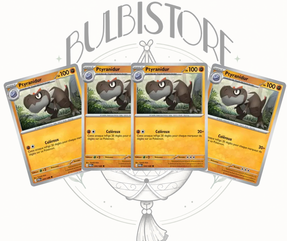 Playset x4 Ptyranidur - POR - Non Reverse - Équilibre Parfait - NM - FR