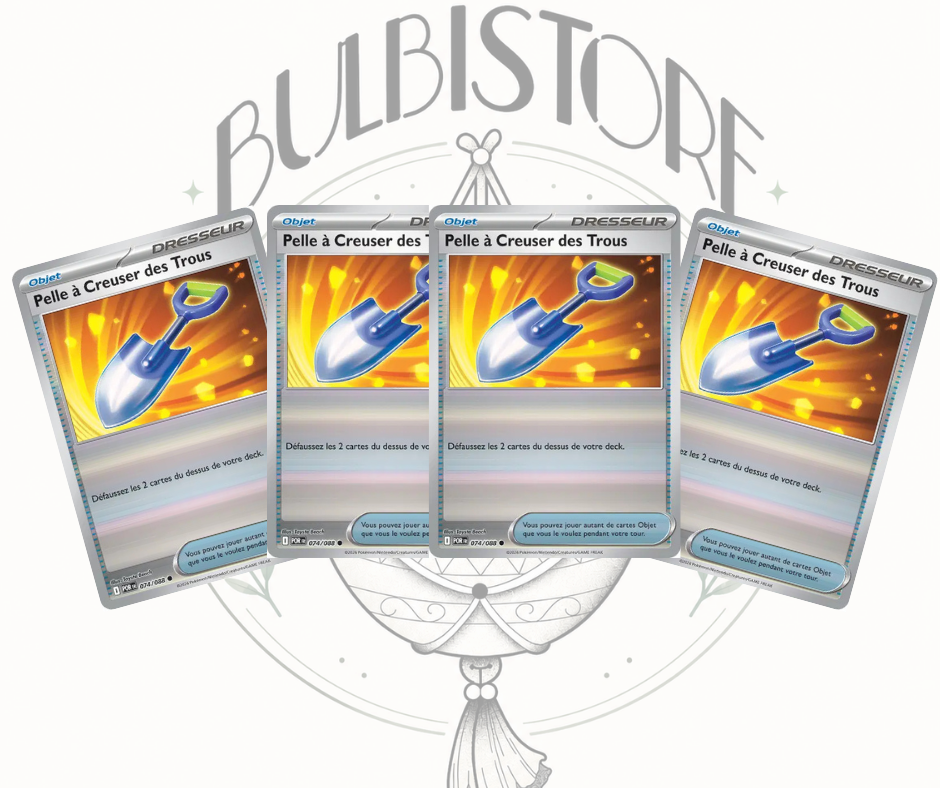 Playset x4 Pelle à Creuser des Trous - POR - Reverse - Équilibre Parfait - NM - FR