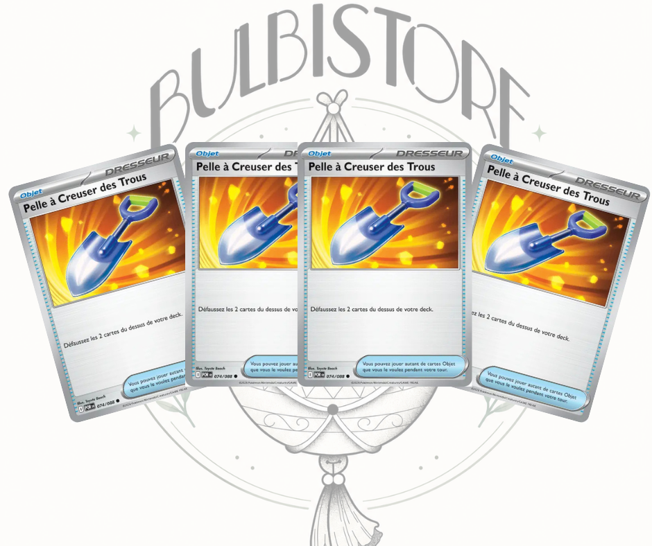 Playset x4 Pelle à Creuser des Trous - POR - Non Reverse - Équilibre Parfait - NM - FR